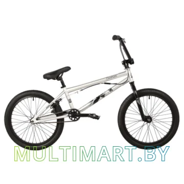 Трюковый велосипед Novatrack Psycho 20BMX.PSYCHO.SL23 (серебристый, 2023)